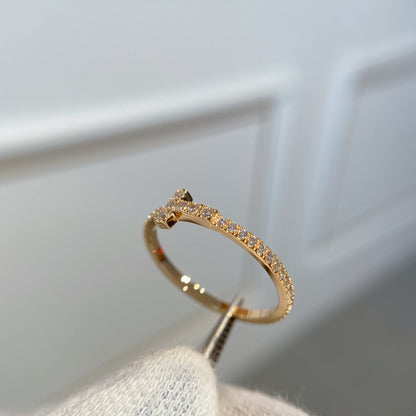 [⭐Luxery Jewels]T-RING DIAMANT ROSÉGOLD