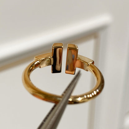 [⭐Luxery Jewels] ワイヤーモップリング ピンクゴールド