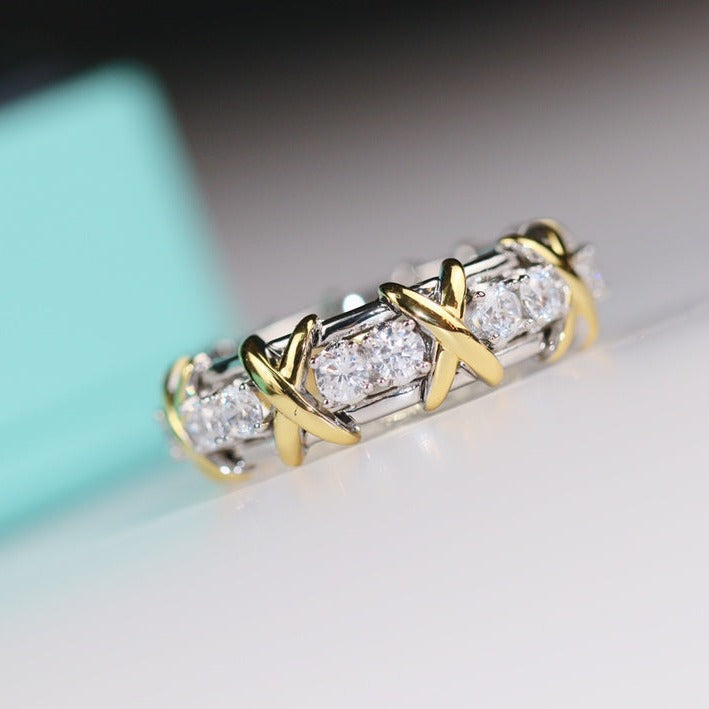 [⭐Luxery Jewels]SIXTEEN STONE RING GOLD