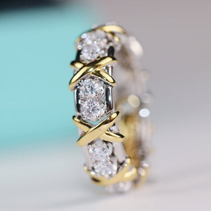 [⭐Luxery Jewels]SIXTEEN STONE RING GOLD