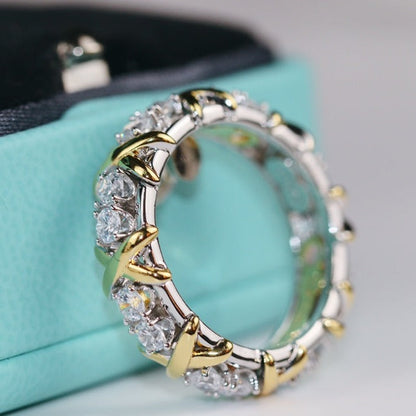 [⭐Luxery Jewels]SIXTEEN STONE RING GOLD