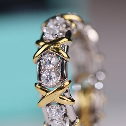 [⭐Luxery Jewels]SIXTEEN STONE RING GOLD