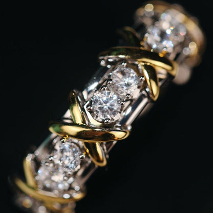 [⭐Luxery Jewels]SIXTEEN STONE RING GOLD
