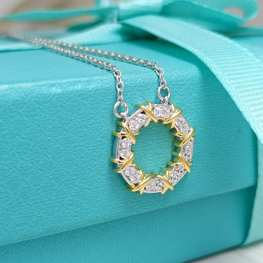 [⭐Luxery Jewels]SIXTEEN STONE NECKLACE GOLD