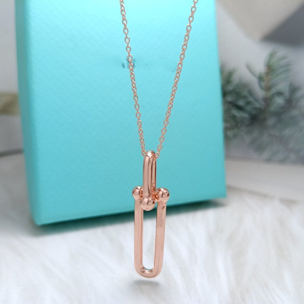 [⭐Luxery Jewels]HARDWEAR DOPPELGLIEDER-ANHÄNGERKETTE
