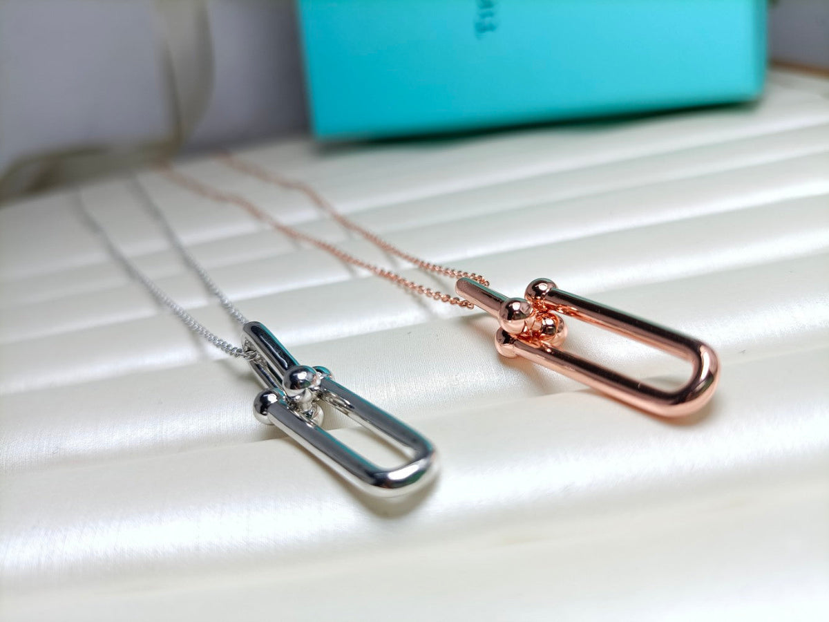 [⭐Luxery Jewels]HARDWEAR DOPPELGLIEDER-ANHÄNGERKETTE