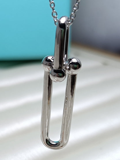 [⭐Luxery Jewels]HARDWEAR DOPPELGLIEDER-ANHÄNGERKETTE
