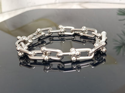 [⭐Luxery Jewels]HARDWEAR ARMBAND ROSÉGOLD UND SILBER DIAMANT
