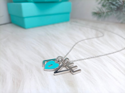 [⭐Luxery Jewels]LOVE TEXT PEDANT NECKLACE