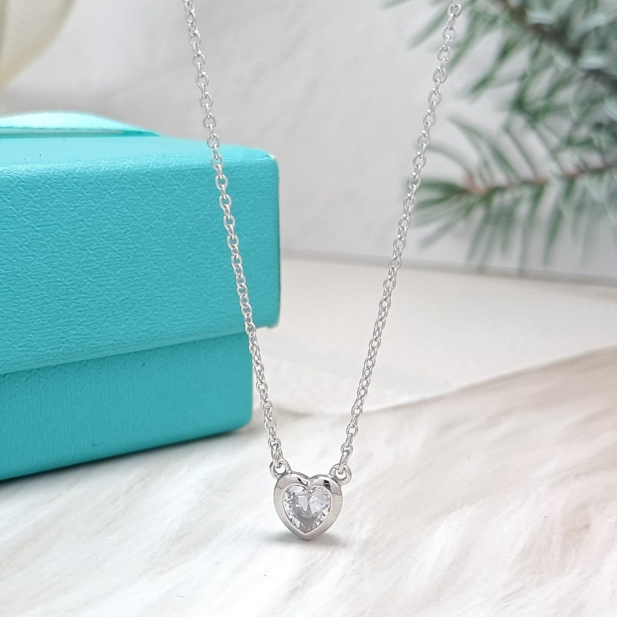 [⭐Luxery Jewels]HEART BIG DIAMOND NECKLACE