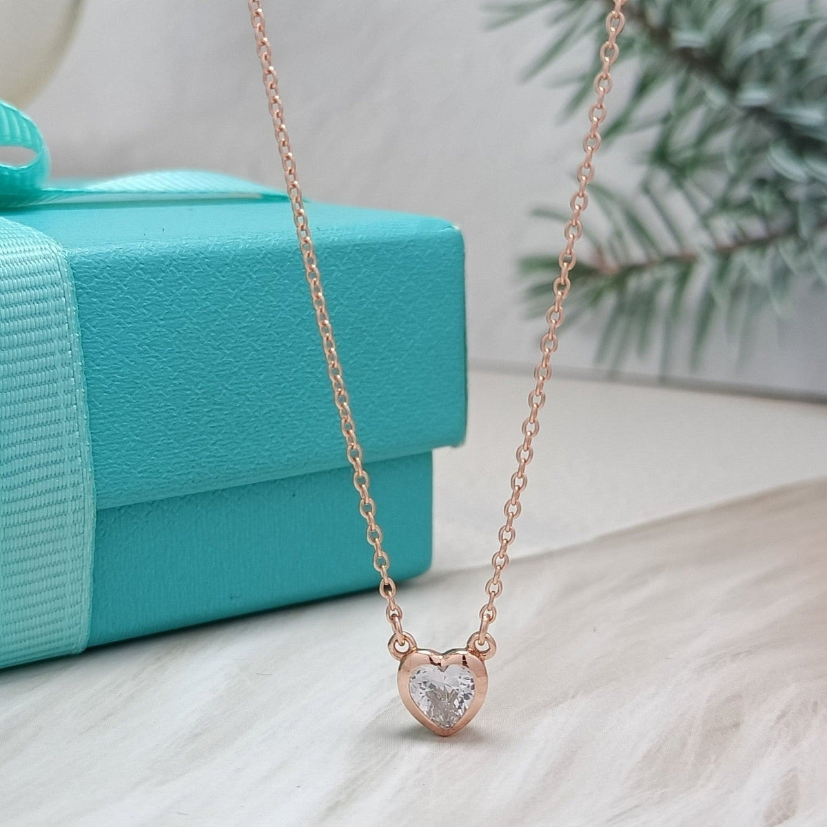 [⭐Luxery Jewels]HEART BIG DIAMOND NECKLACE