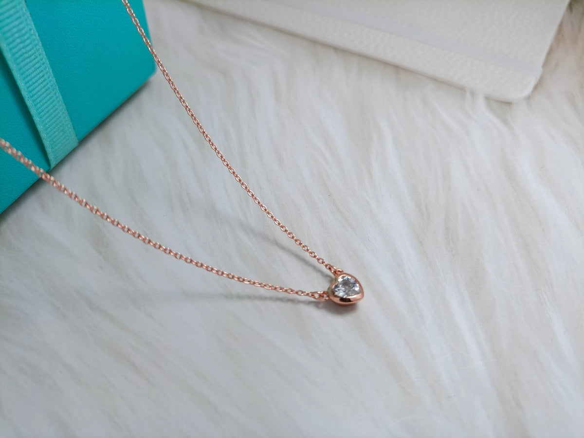 [⭐Luxery Jewels]HEART BIG DIAMOND NECKLACE