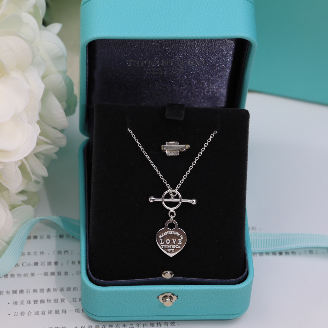 [⭐Luxery Jewels]DOPPELHERZ-HALSKETTE BLAU