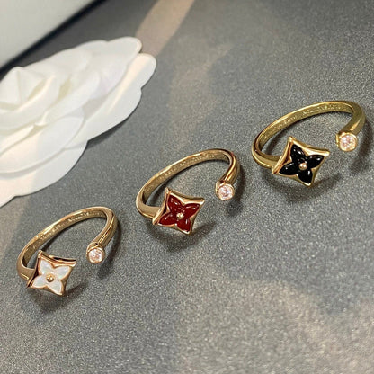 [Luxery]STAR 1 DIAMOND OPEN RING