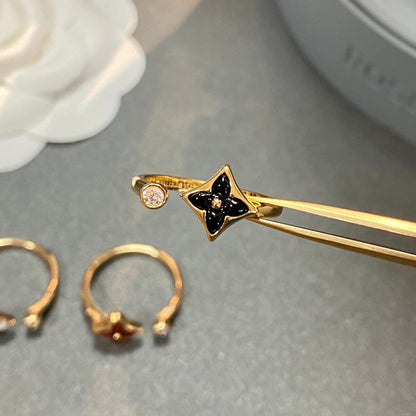 [Luxery]STAR 1 DIAMOND OPEN RING
