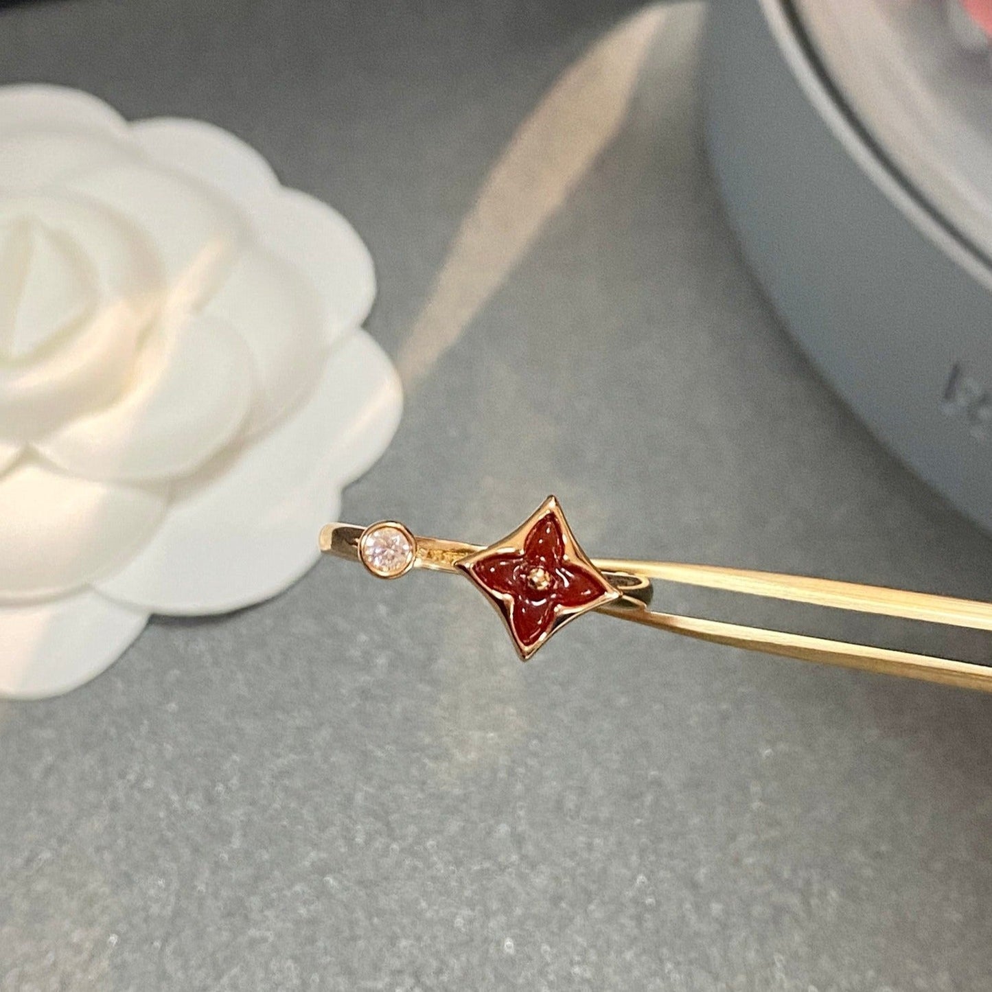 [Luxery]STAR 1 DIAMOND OPEN RING