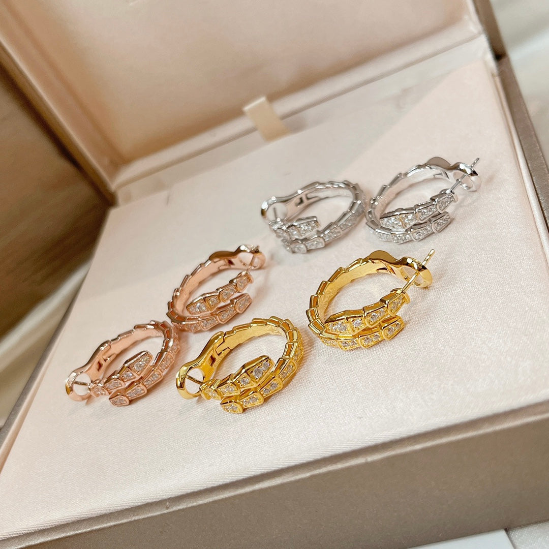 [⭐Luxery]SERPENTI OHRRINGE DIAMANT