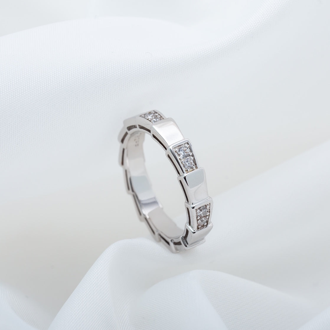 [⭐Luxus]SERPENTI RING SILBER 3MM