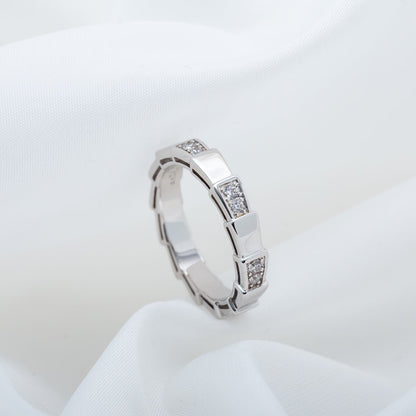 [⭐Luxus]SERPENTI RING SILBER 3MM