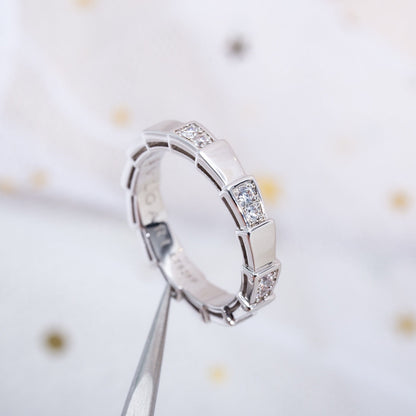 [⭐Luxus]SERPENTI RING SILBER 3MM