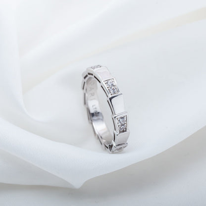[⭐Luxus]SERPENTI RING SILBER 3MM