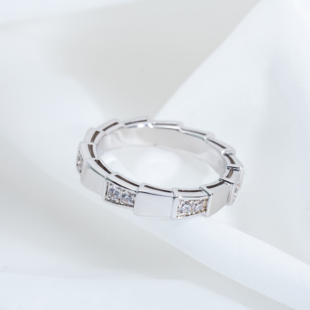 [⭐Luxus]SERPENTI RING SILBER 3MM
