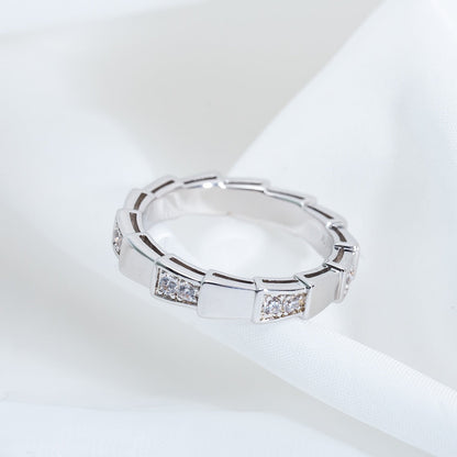 [⭐Luxus]SERPENTI RING SILBER 3MM