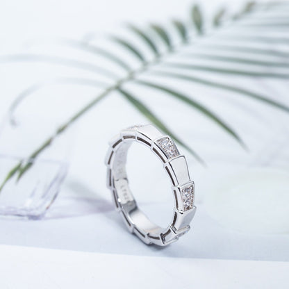 [⭐Luxus]SERPENTI RING SILBER 3MM