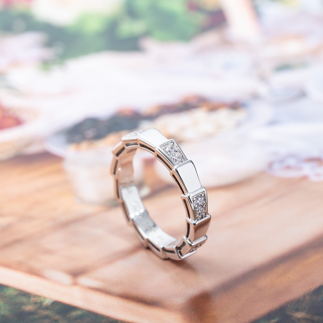 [⭐Luxus]SERPENTI RING SILBER 3MM