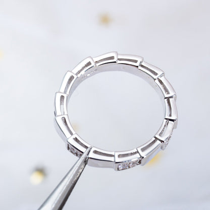 [⭐Luxus]SERPENTI RING SILBER 3MM