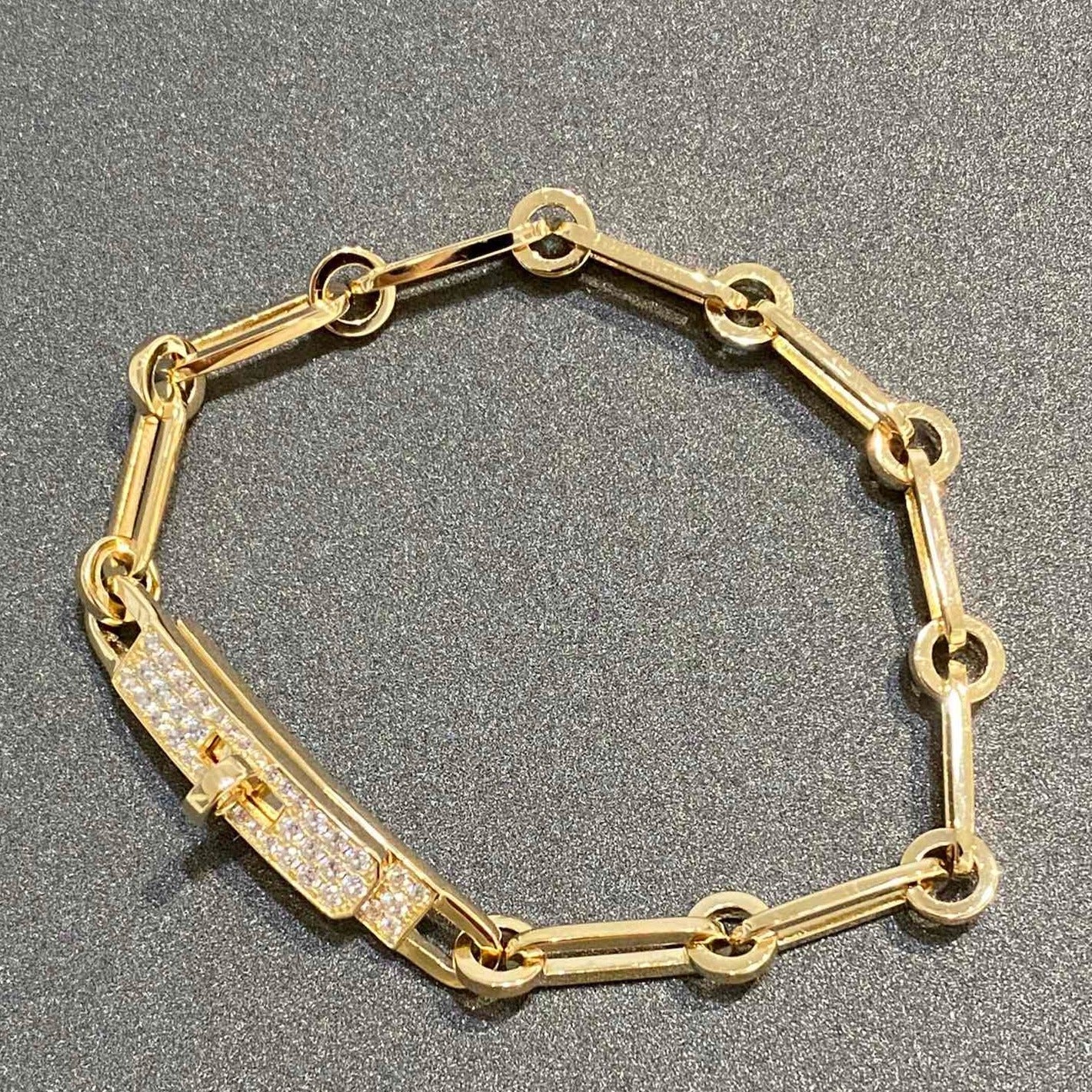 [Luxery]CHAINE BRACELET SMALL MODEL DIAMOND