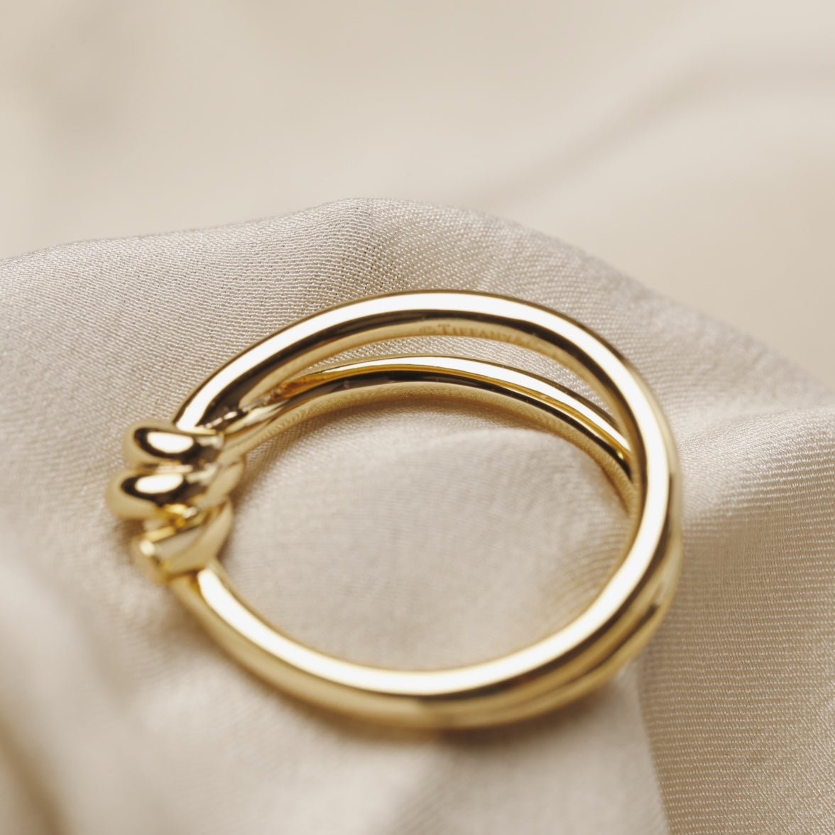 [⭐Luxery Jewels]KNOTENRING GOLD