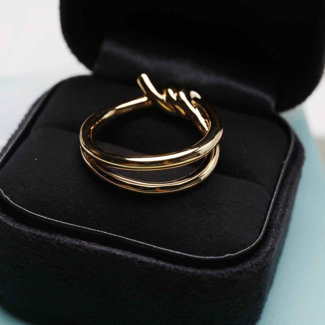 [⭐Luxery Jewels]KNOTENRING GOLD