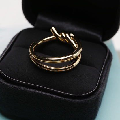 [⭐Luxery Jewels]KNOTENRING GOLD