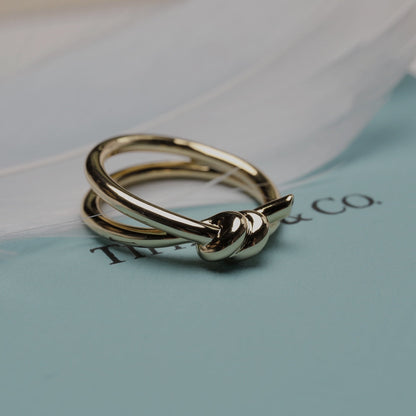 [⭐Luxery Jewels]KNOTENRING GOLD