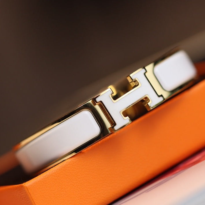 [Luxery]H BRACELET 12MM GOLD