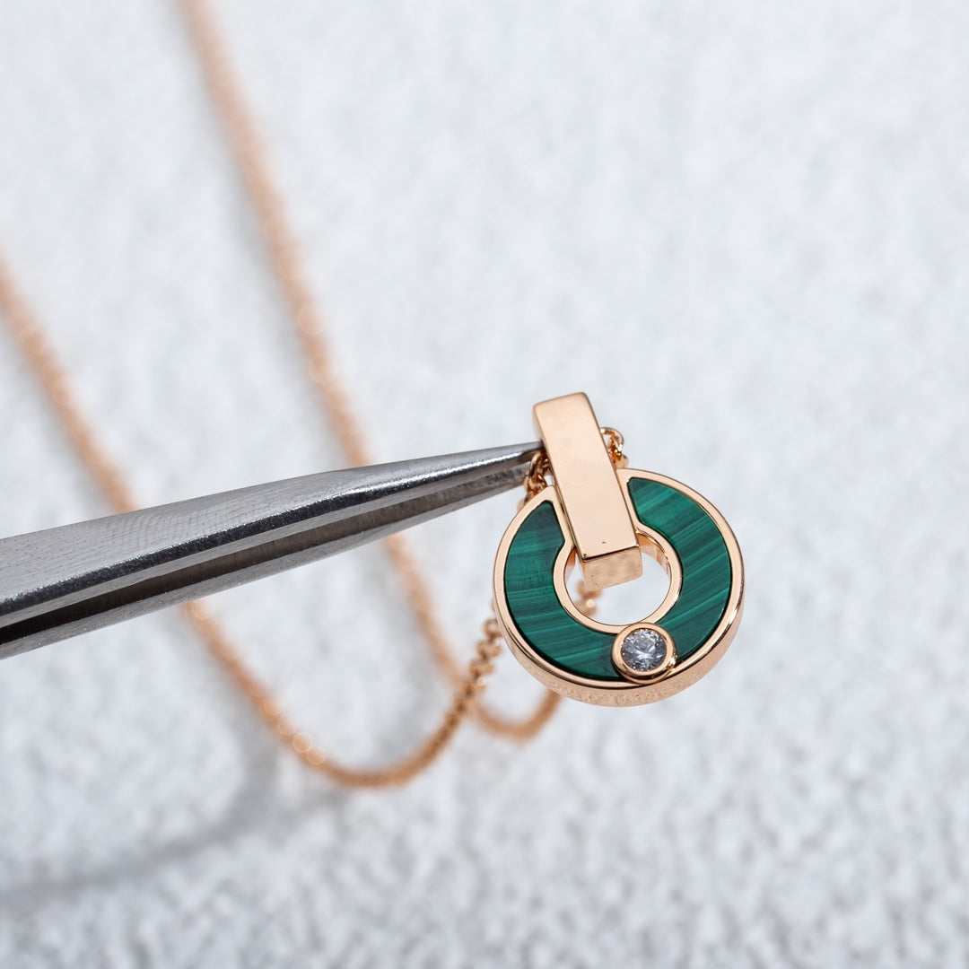 {
  "[⭐Luxery]GARI NECKLACE PINK GOLD MALACHITE": "[⭐ラグジュアリー] GARI ネックレス ピンクゴールド マラカイト"
}