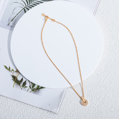 [⭐Luxus]GARI HALSKETTE ROSÉGOLD DIAMANT