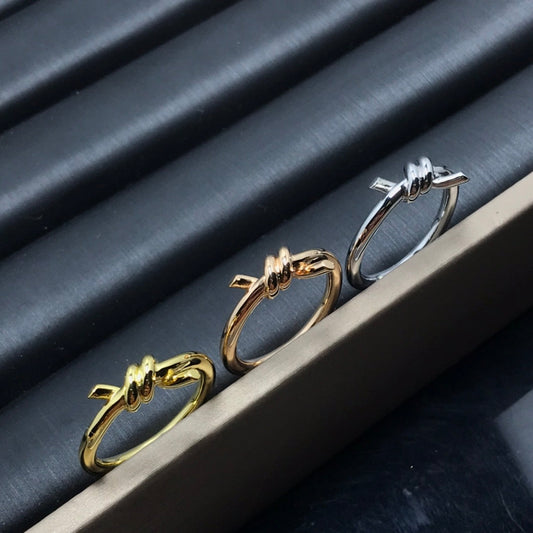 [⭐Luxery Jewels]KNOT RING 1.2MM