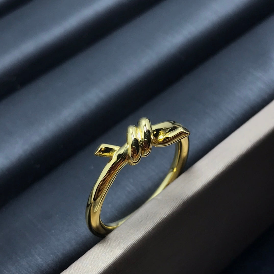 [⭐Luxery Jewels]KNOT RING 1.2MM
