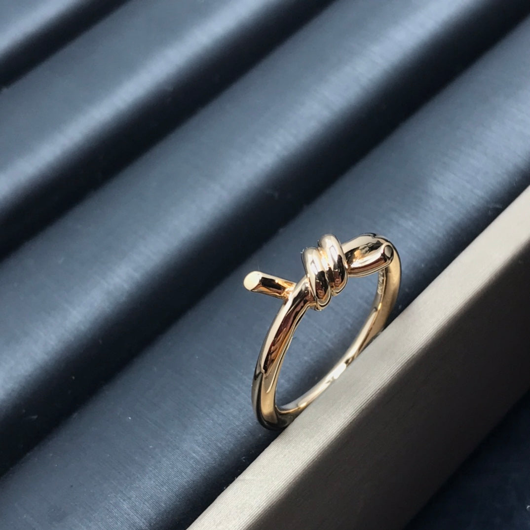 [⭐Luxery Jewels]KNOT RING 1.2MM