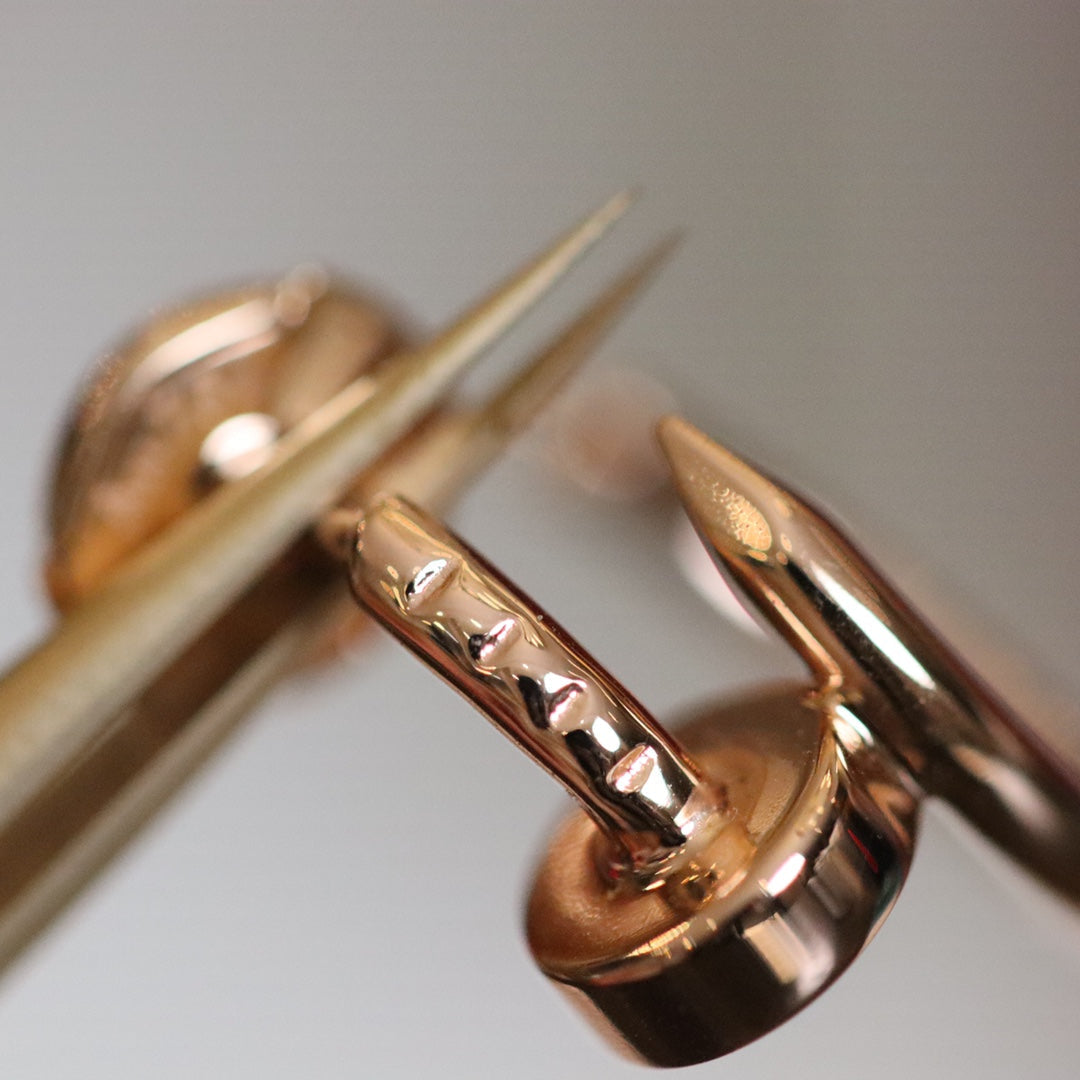 [Luxery]JUSTE EARRINGS PINK GOLD