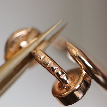 [Luxery]JUSTE EARRINGS PINK GOLD