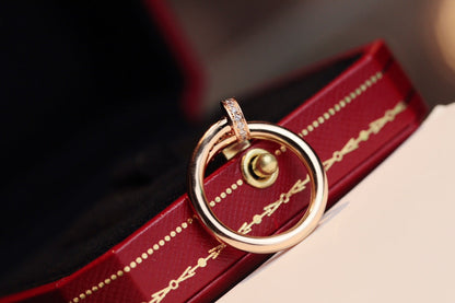 [Luxery]JUSTE RING 2.65MM PINK GOLD DIAMOND