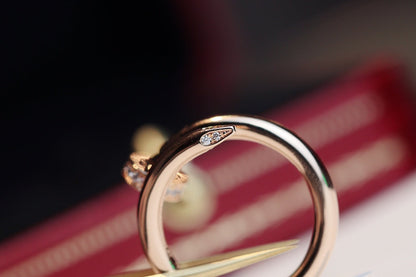 [Luxery]JUSTE RING 2.65MM PINK GOLD DIAMOND