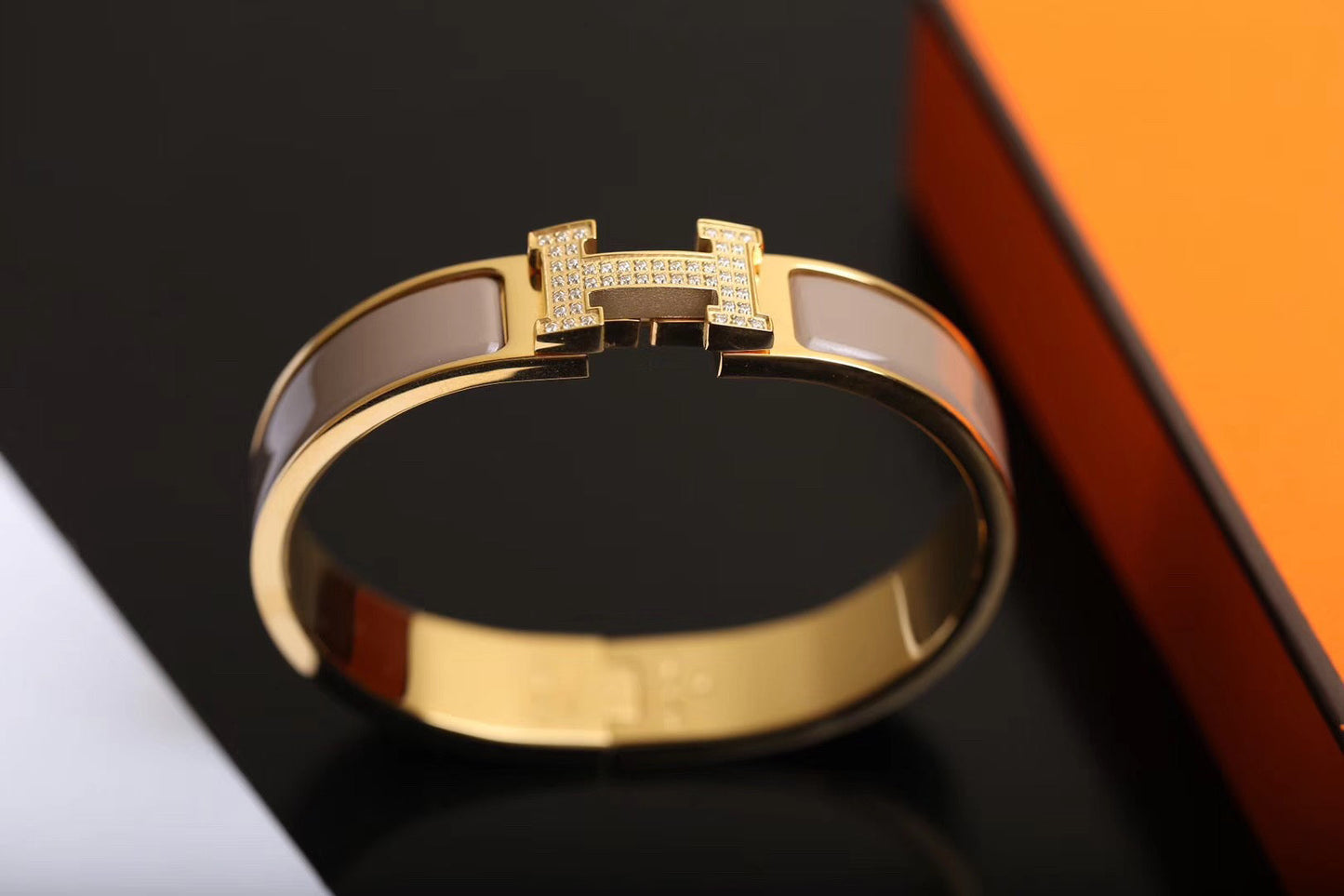 [Luxery]H BRACELET GOLD DIAMOND