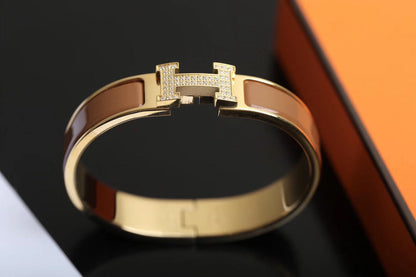 [Luxery]H BRACELET GOLD DIAMOND