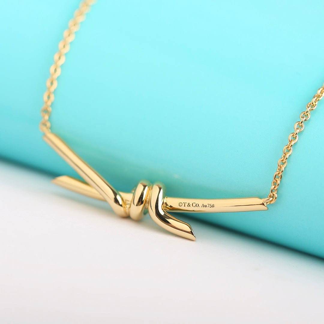 [⭐Luxery Jewels]KNOT NECKLACE GOLD