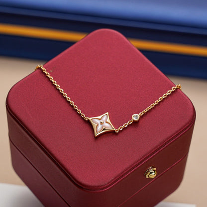 [Luxery]STAR 1 DIAMOND PINK GOLD BRACELET