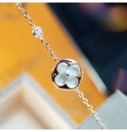 [Luxery]SUN MOP GOLD 1 DIAMOND NECKLACE